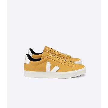 Low Tops Sneakers Veja CAMPO NUBUCK Mujer Naranjas | España 598DFM